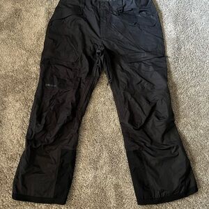 Patagonia Snowshot H2no Snowboard Ski Snow Pants Mens Size XXL Black Recco
